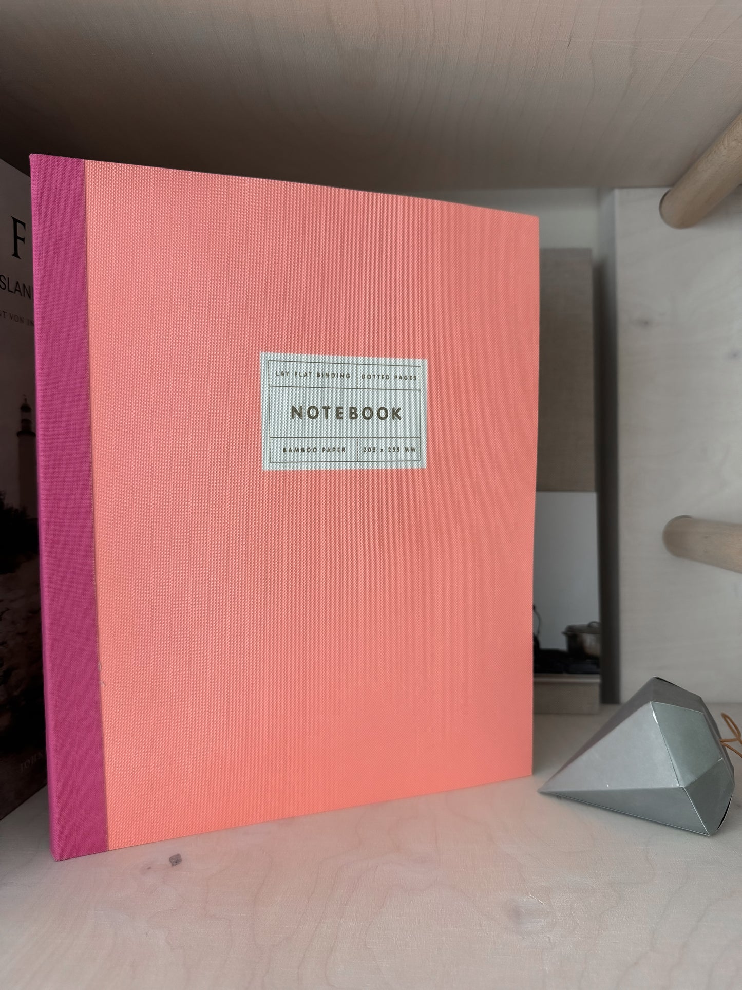 Notebook "NEON KORALLE" Größe M