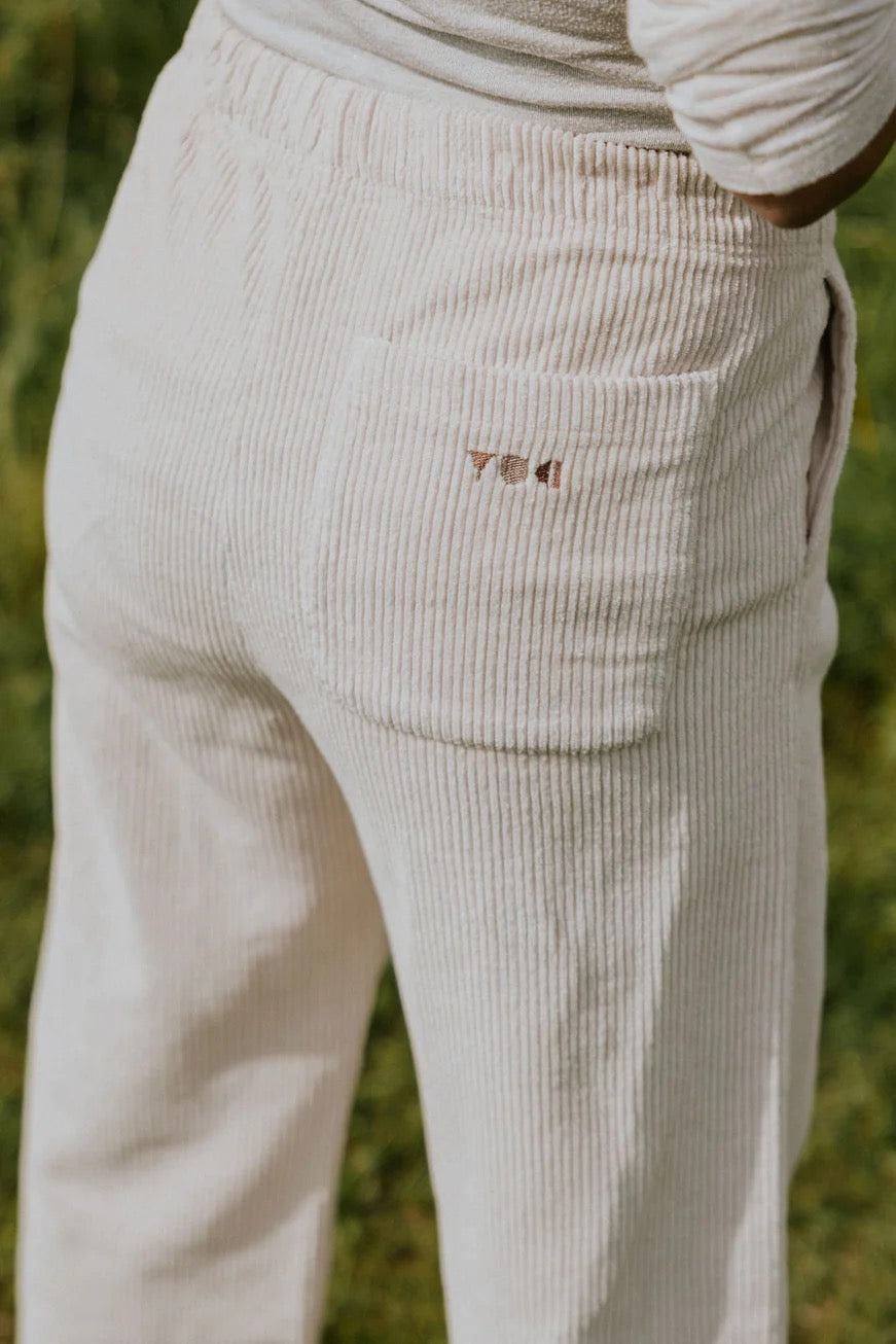 Women's Trousers Beau Corduroy ''MILK'' Cord Hose
