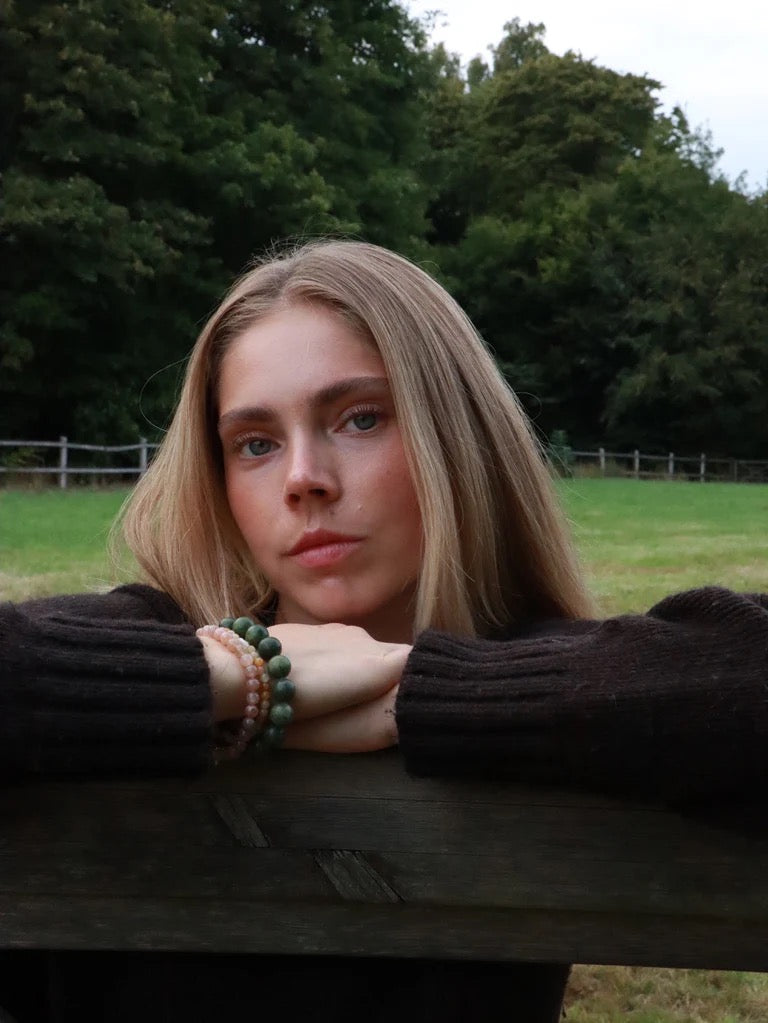 Chunky Southern Jade | Crystal bracelet