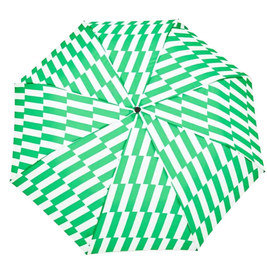 Original Duckhead Regenschirm "Grün/Weiß"