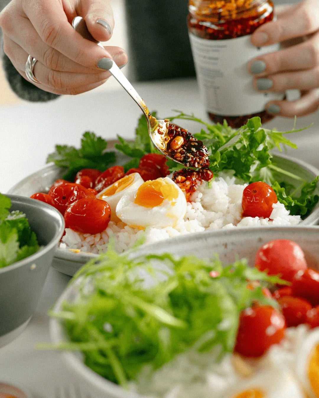 Extra Hot Peanut Rãyu, Knuspriges Chiliöl