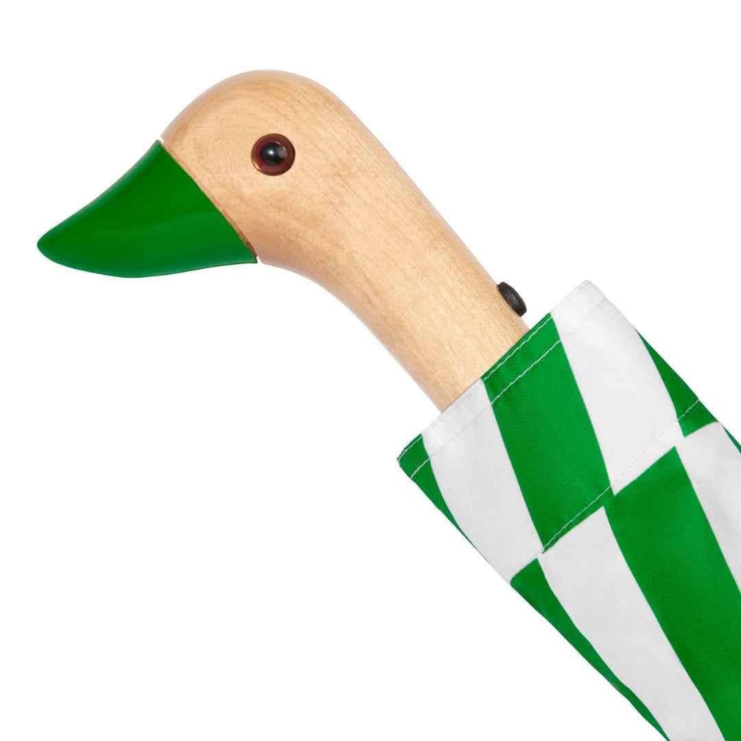 Original Duckhead Regenschirm "Grün/Weiß"
