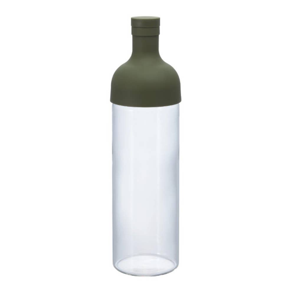 Eistee Glasflasche mit Filter Rosa