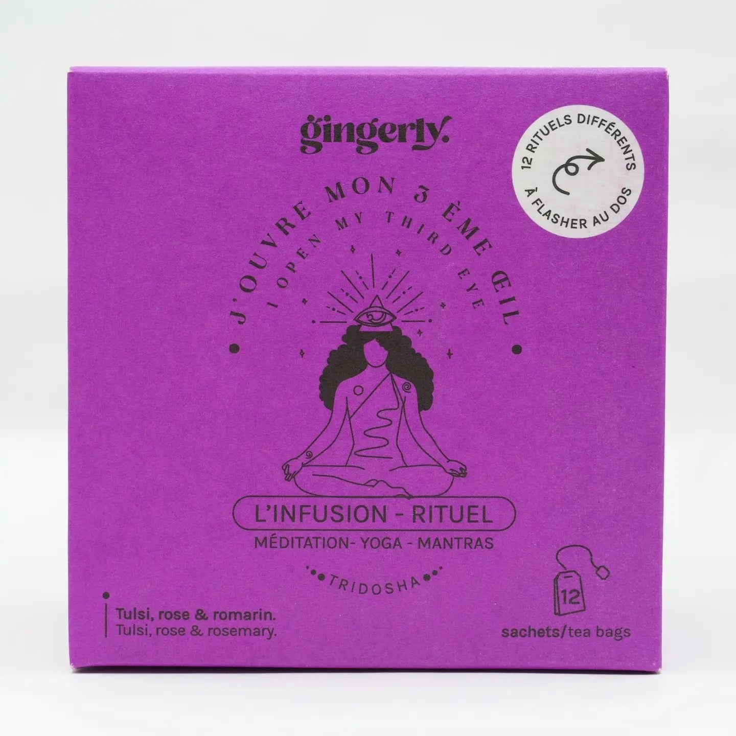 Organische Ritualinfusionsbox 12 BEUTEL, ich öffne mein 3. Auge
