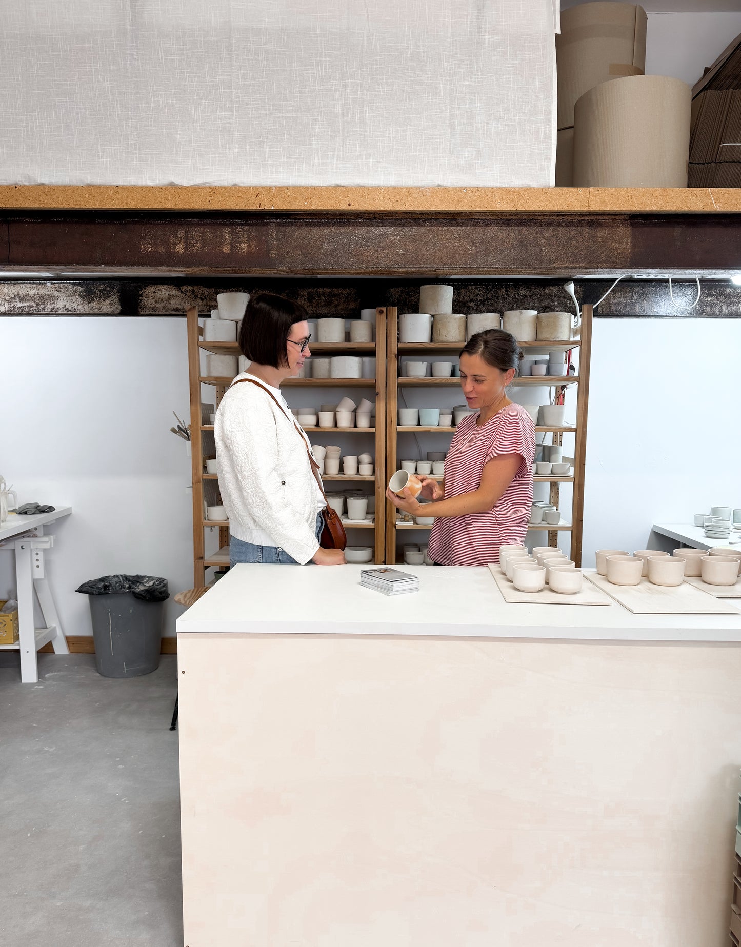 Becher Indre x Buntesgraudesign Cappuccino "Gelb"