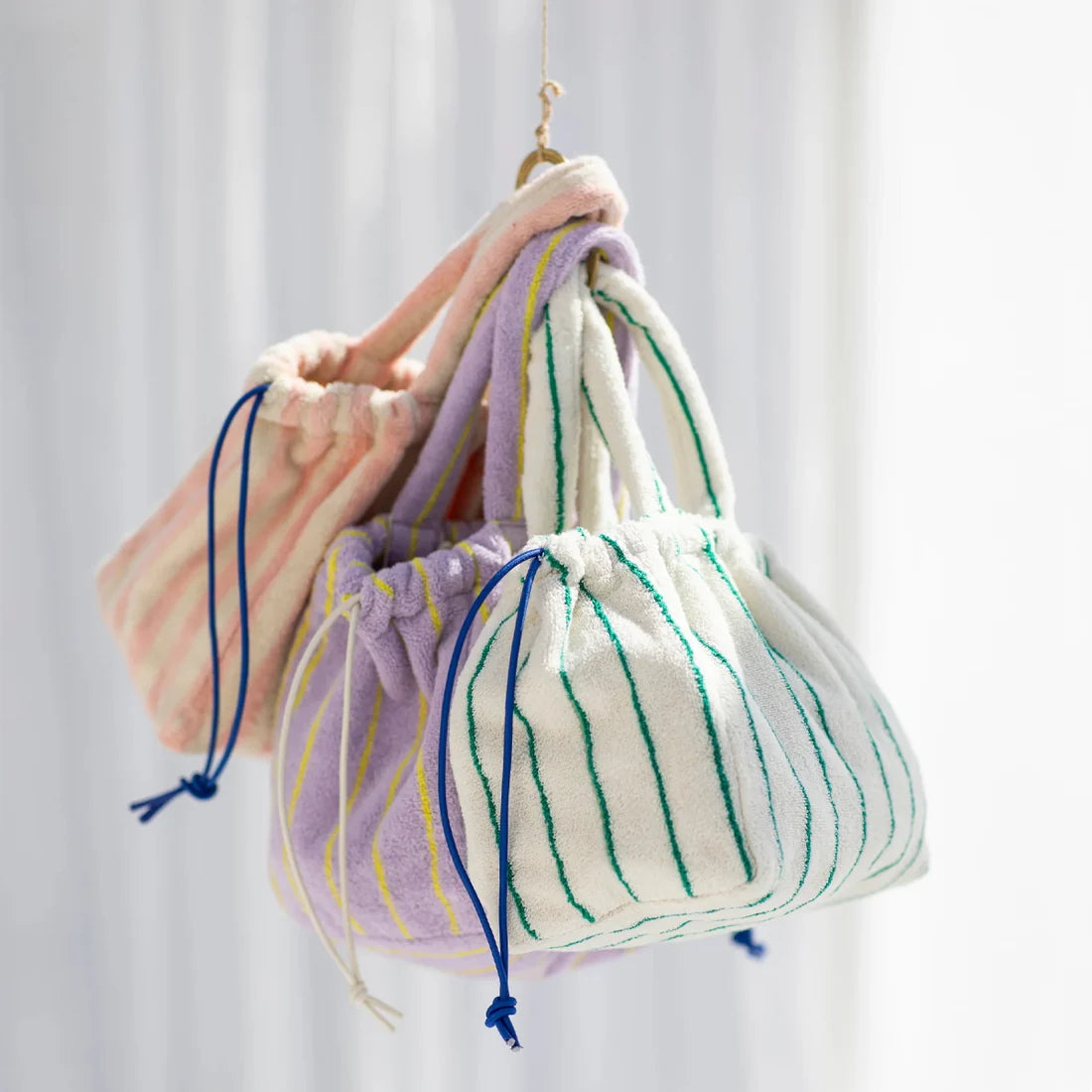 Naram Handbag lilac & neon yellow
