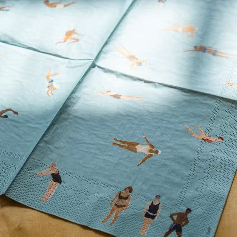 SWIMMERS PAPIERSERVIETTEN