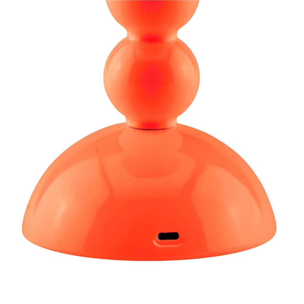 Pale Orange Bobbin LED Lamp''EDDISON ROSS''