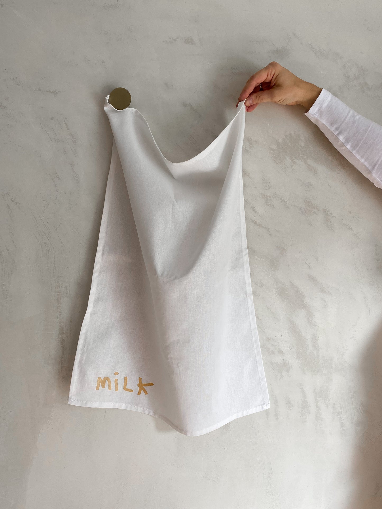 Geschirr-schmeichler Gold ''Milk''