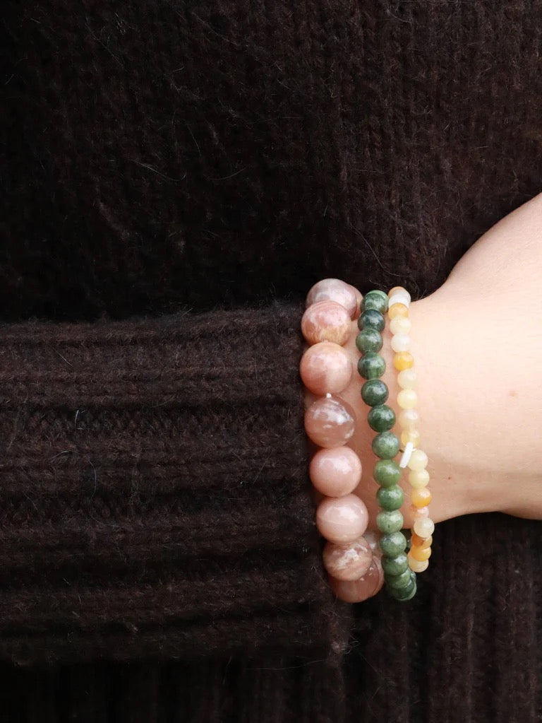 Chunky Sunstone | Crystal bracelet
