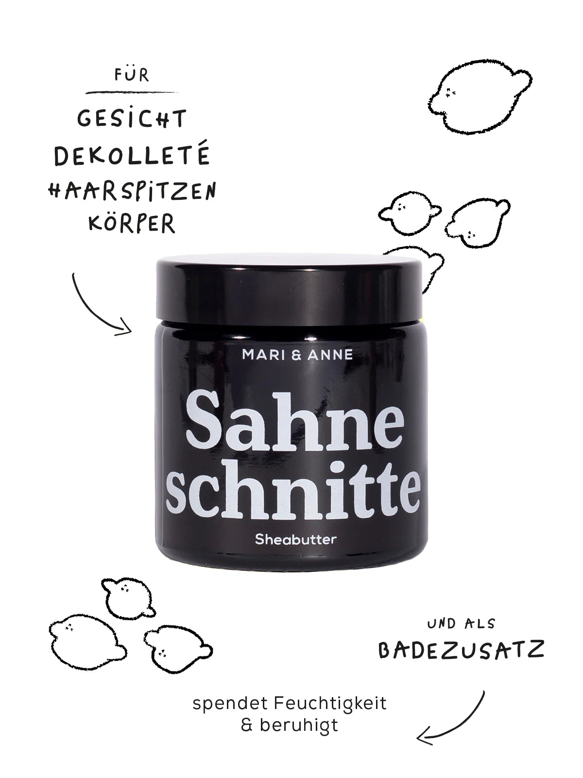 Sahneschnitte lemon FLUFFiGE SHEABUTTER "LEMON"