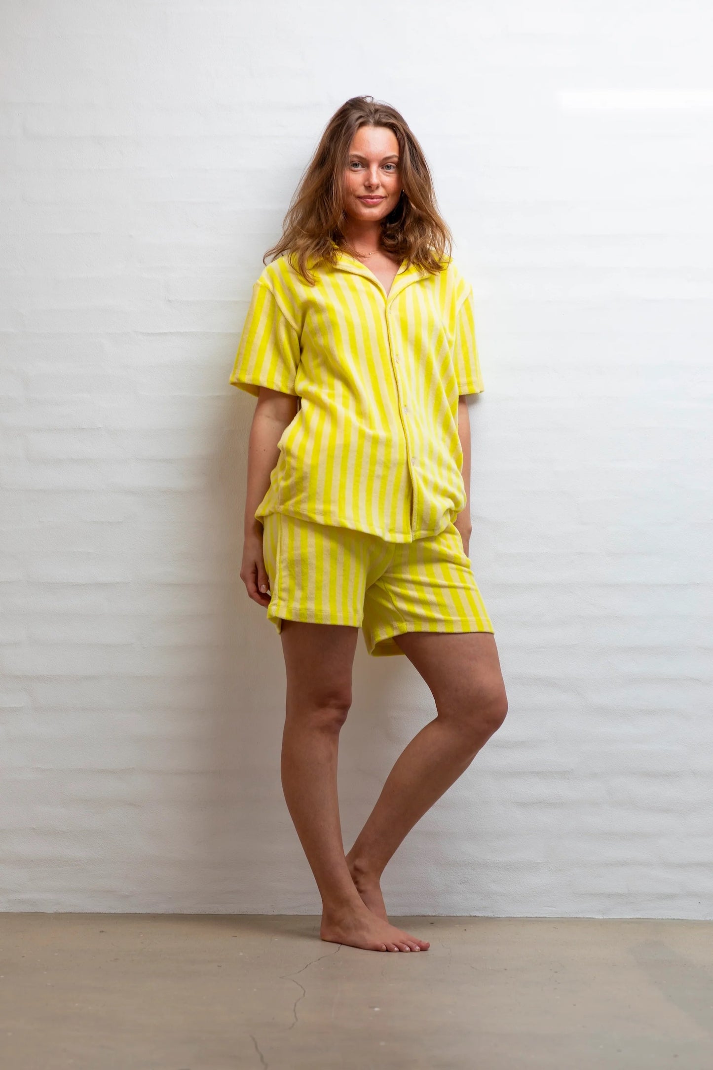 Naram Shorts ''pristine & neon yellow''