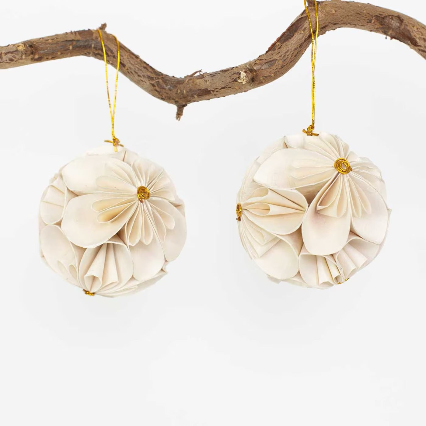 FLOWER BALL Ornament 2 Stück