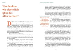 Sei glücklich, älter wirst du sowieso