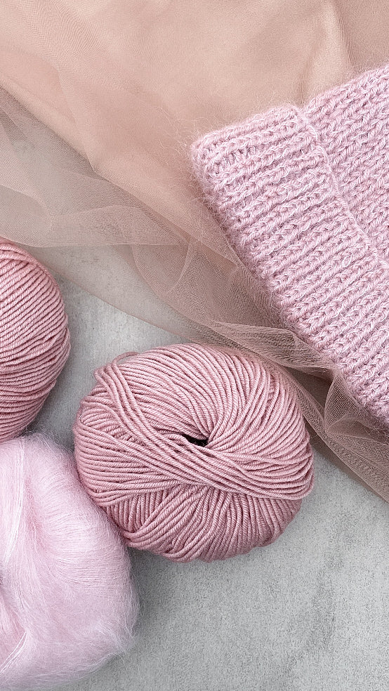 Buntesgraudesign Mütze Amelie ''STRICKPAKET''