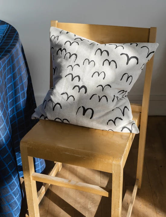 BIRD BESTICKTER KISSENBEZUG