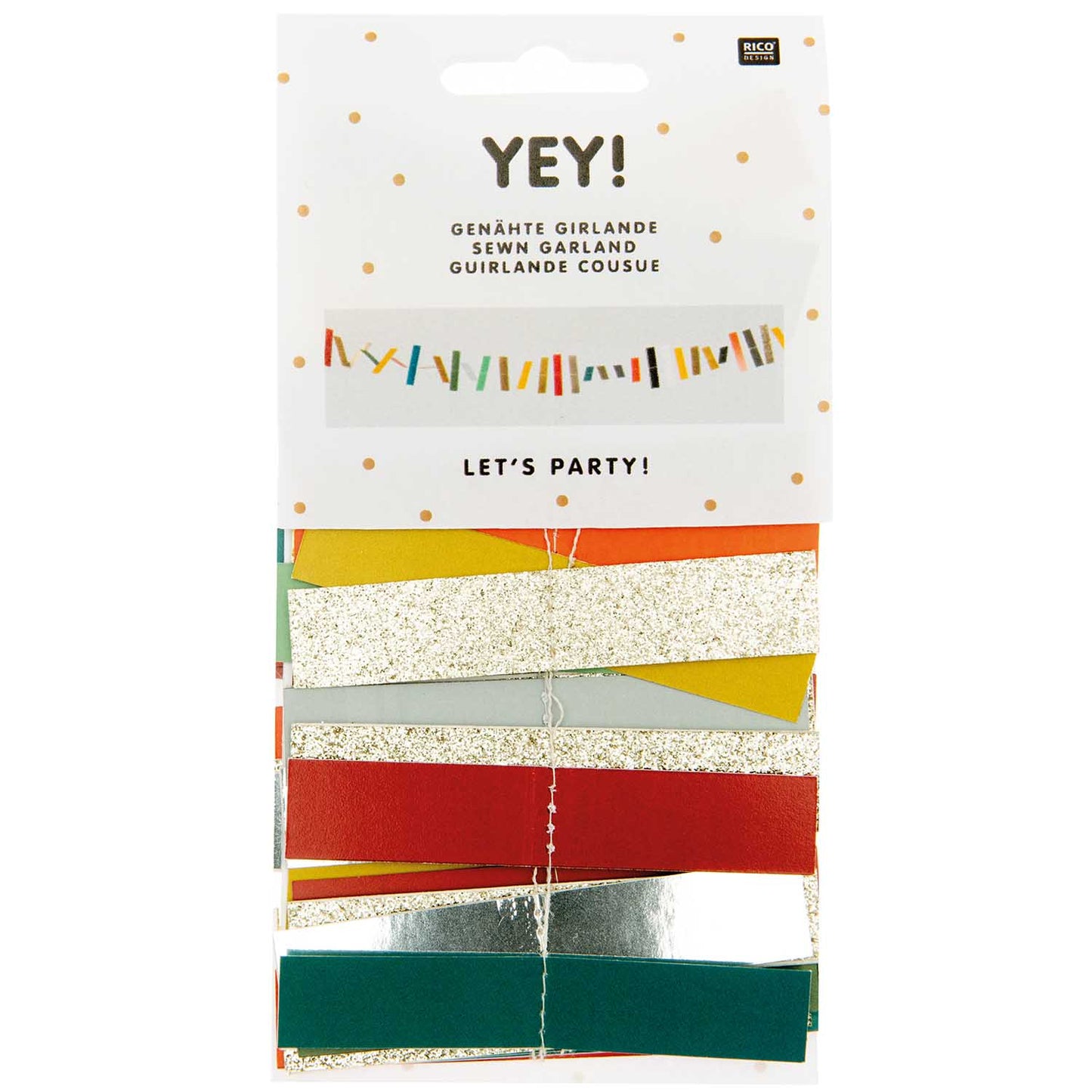 Girlande ''BUNTE STREIFEN''