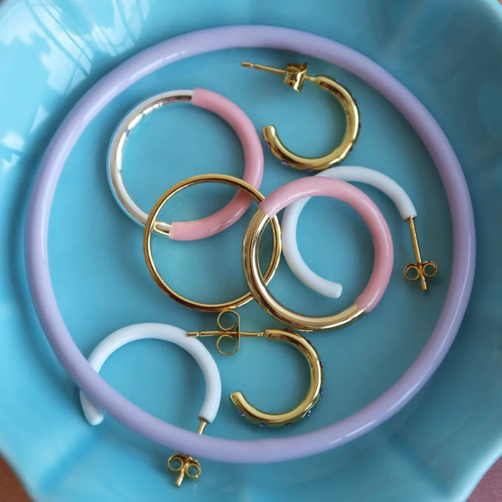 Double Color Ring vergoldet