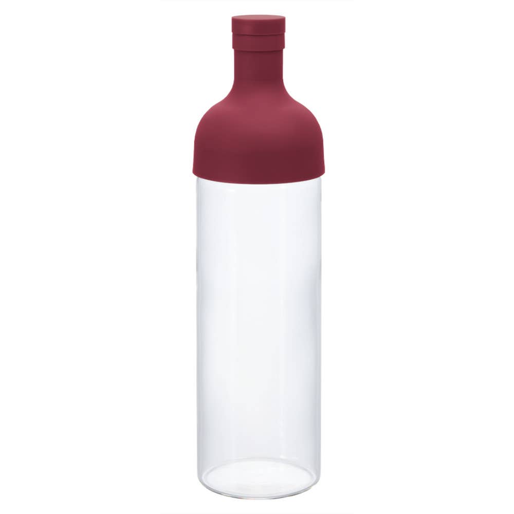 Eistee Glasflasche mit Filter Rosa