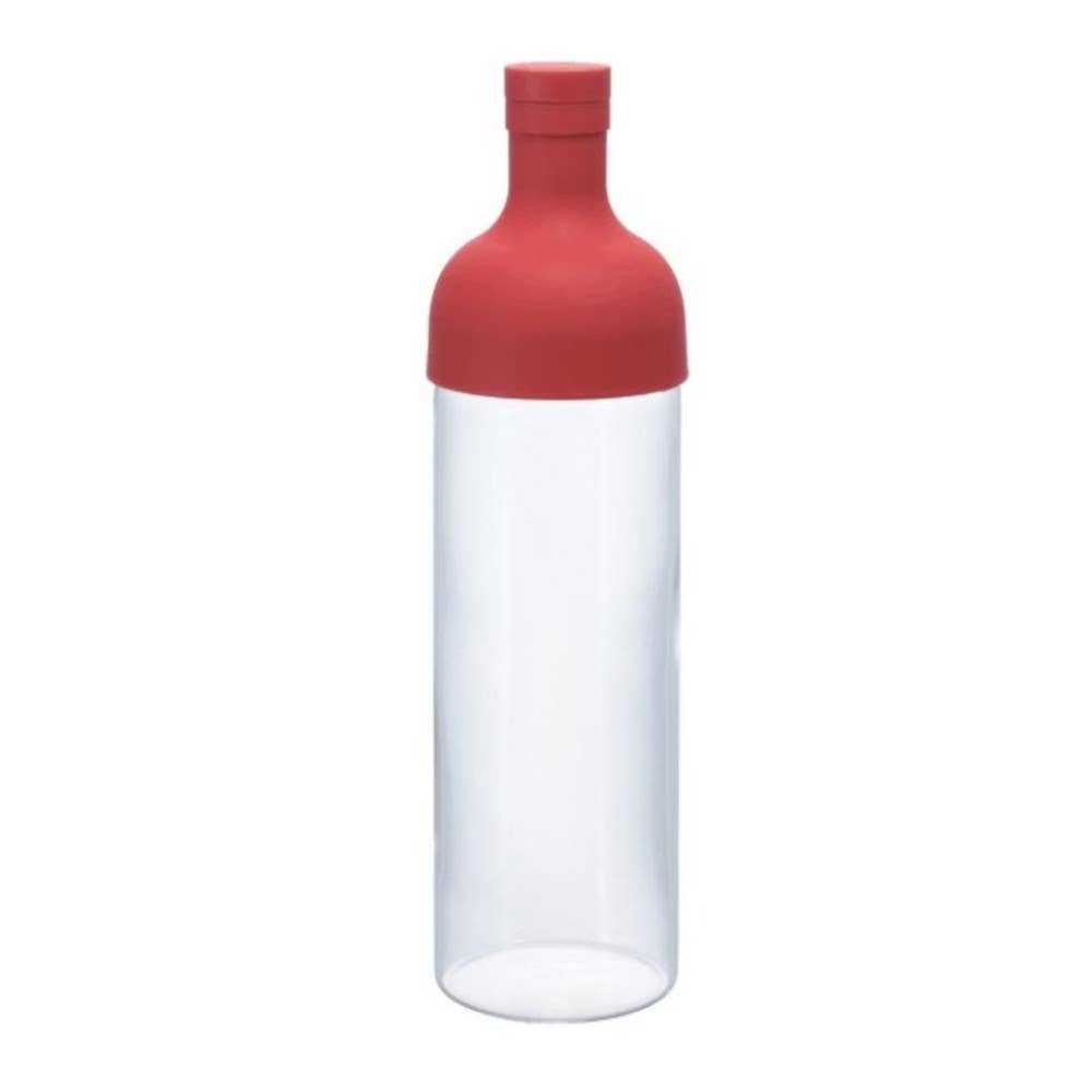 Eistee Glasflasche mit Filter Rosa
