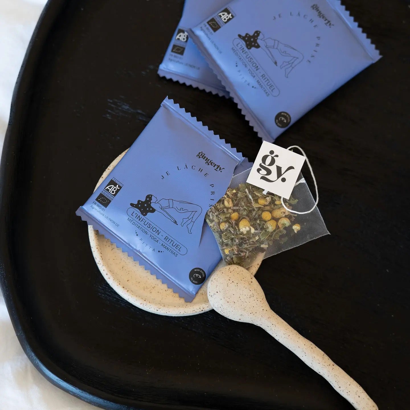 Organische Ritualaufgussbox 12 BEUTEL, ich lasse los