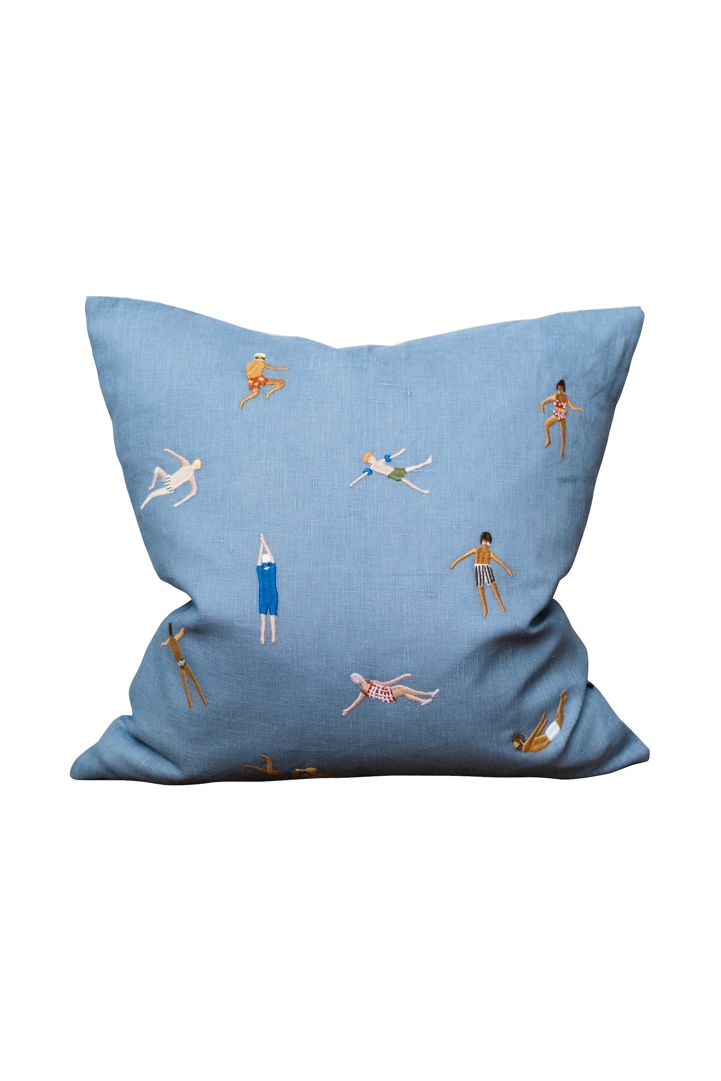 KISSENBEZUG SCHWIMMER - BLAU