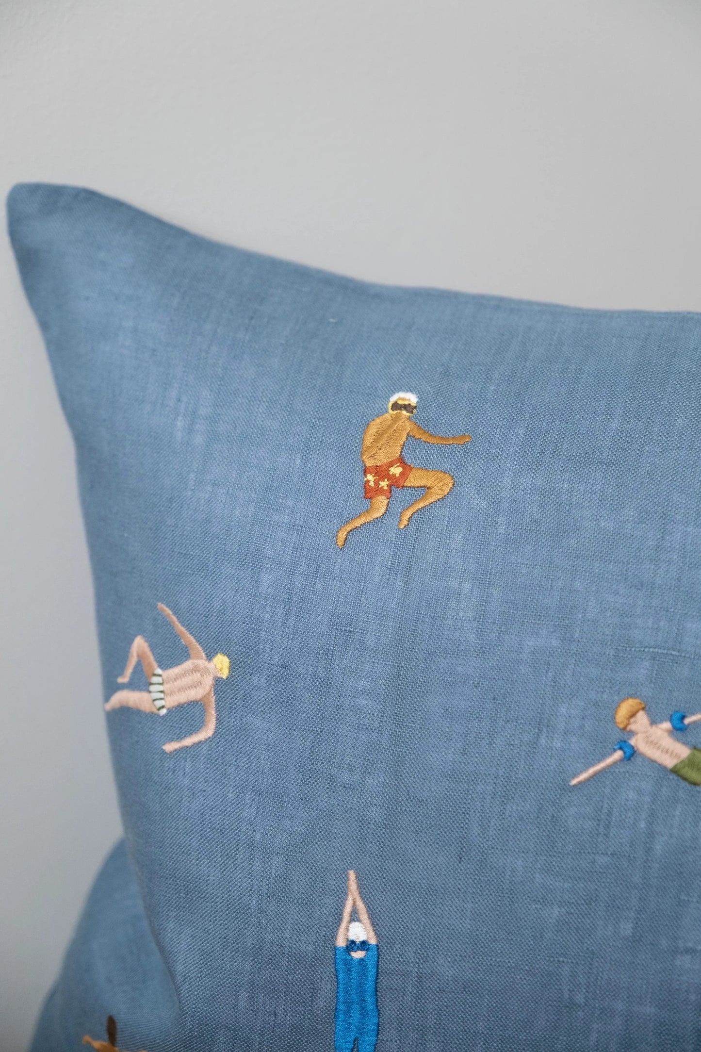 KISSENBEZUG SCHWIMMER - BLAU