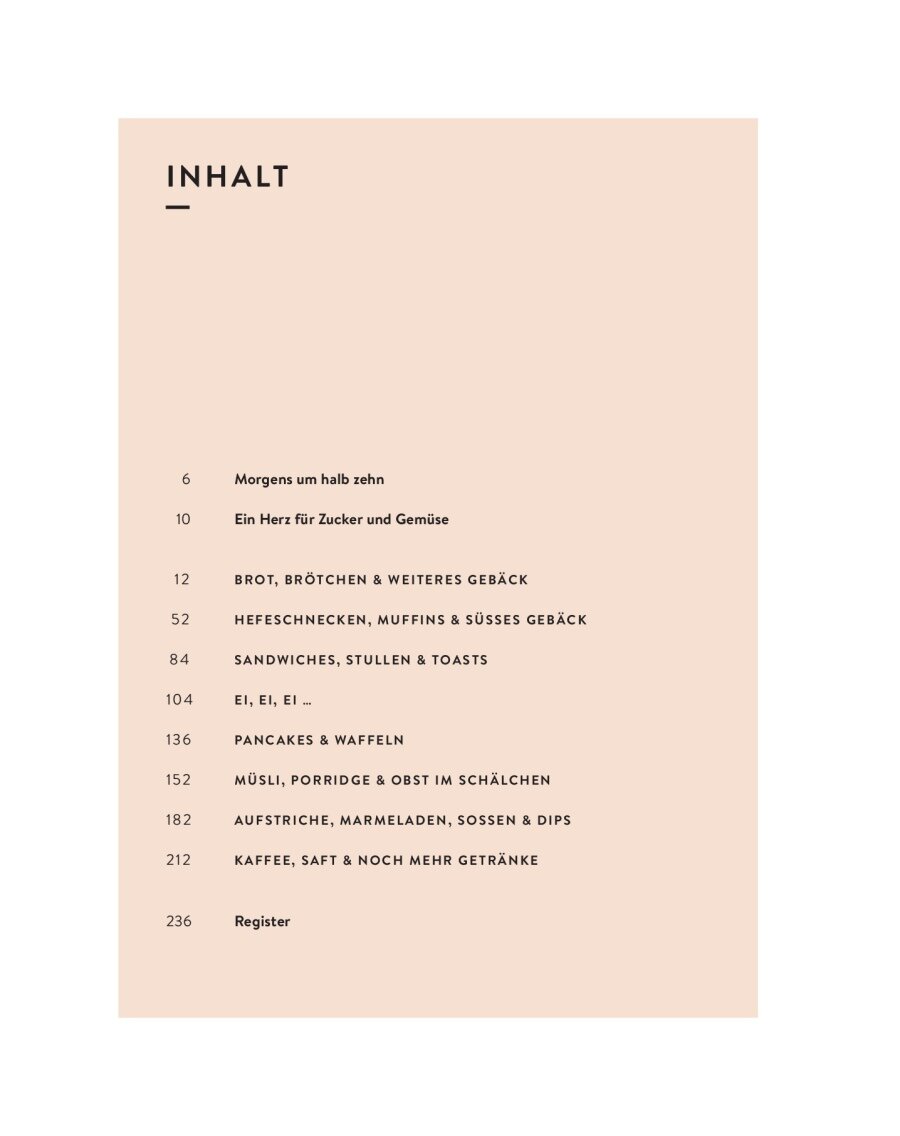 halb zehn "Das Frühstückskochbuch mit 100 Rezepten"
