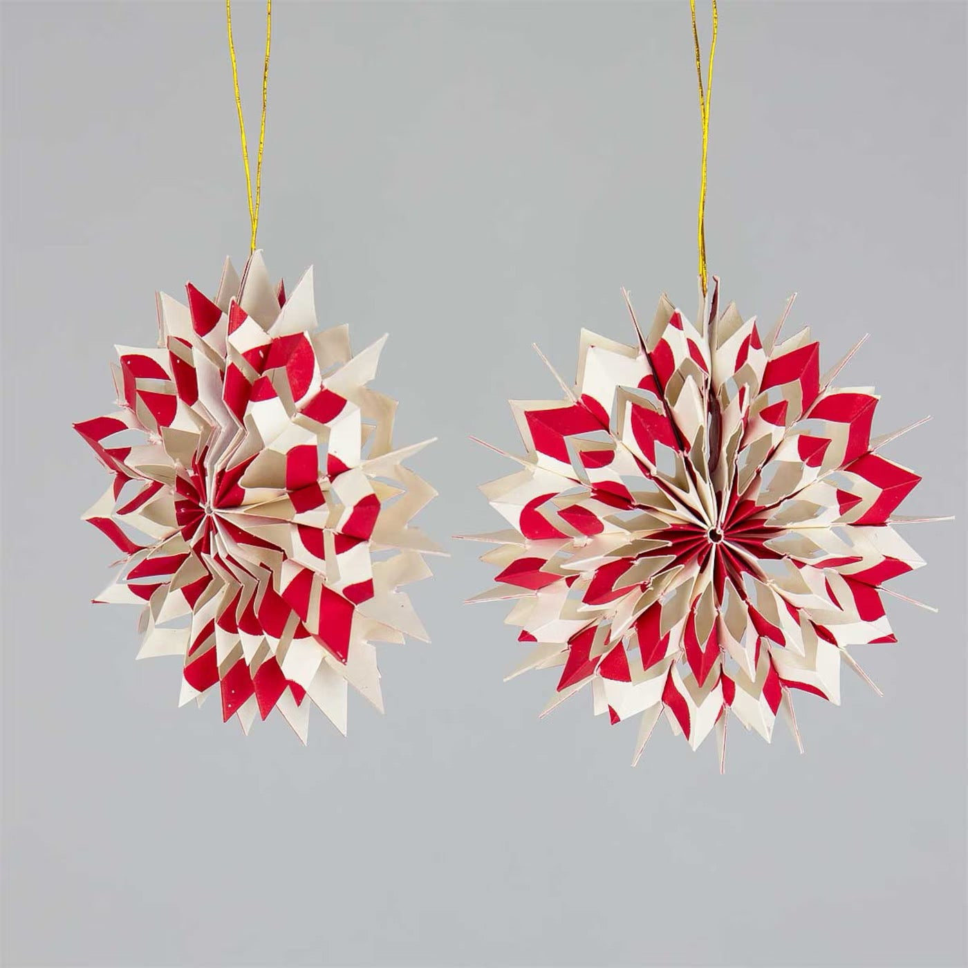 NOVA Christmas ornament 2 Stück, offwhite/red