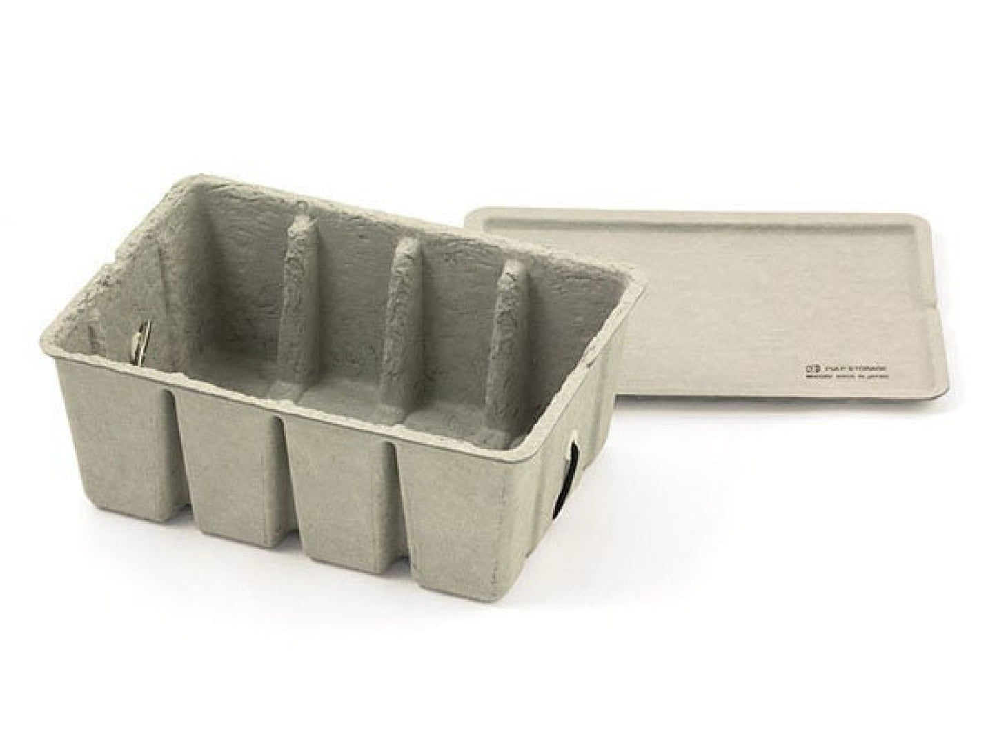 Aufbewahrung Pulp Tool Box aus Pappe Grau klein