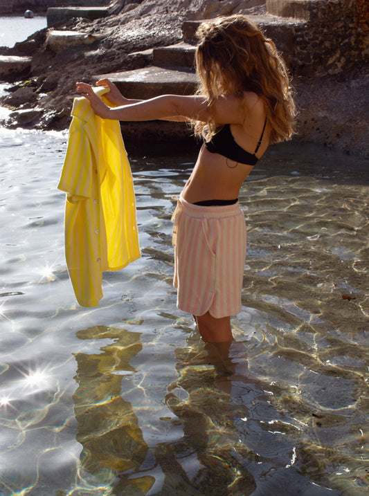 Naram Shorts ''tropical & creme''