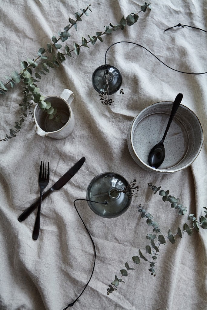 HÄNGENDE BLUMENBLASE, KLEIN, SMOKE