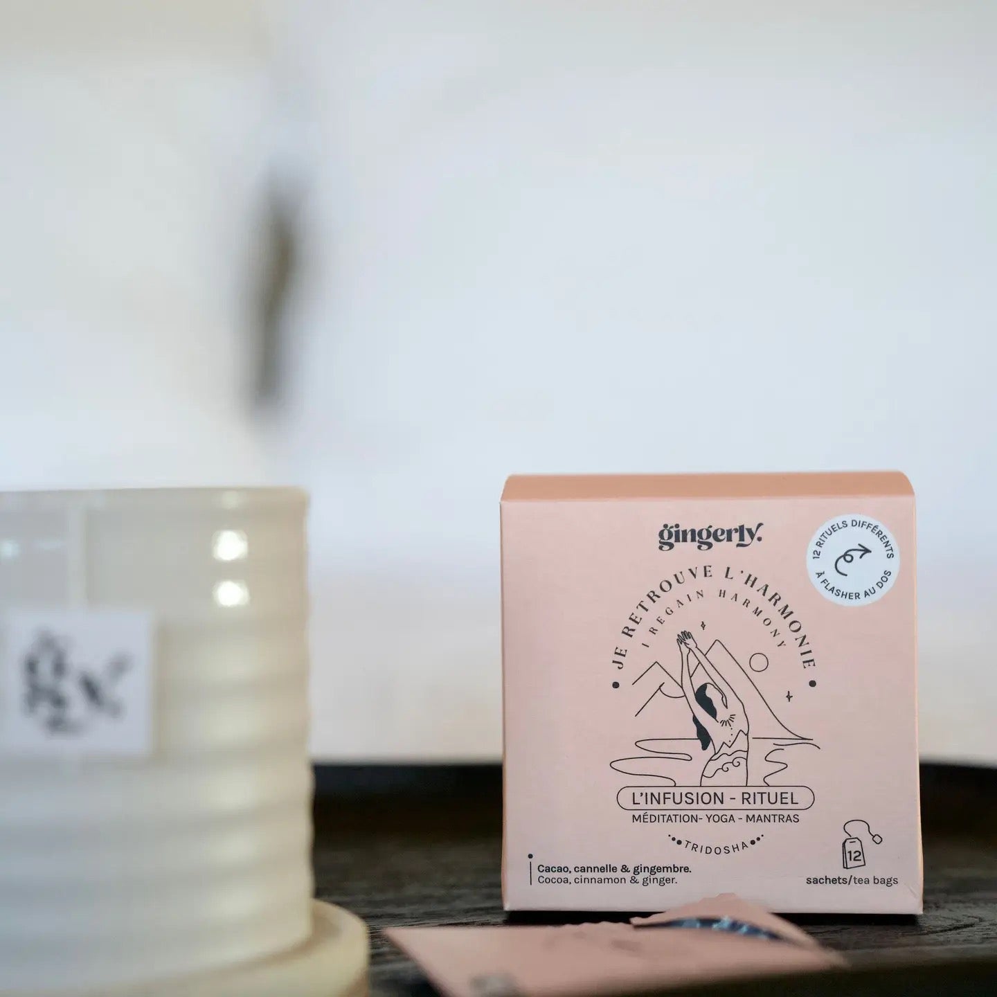 Organische Ritualaufgussbox 12 BEUTEL, I find harmony