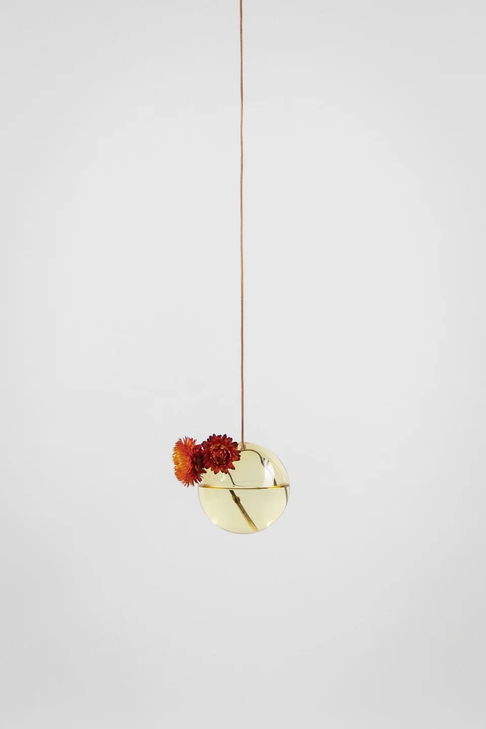 HÄNGENDE BLUMENBLASE, KLEIN, GELB