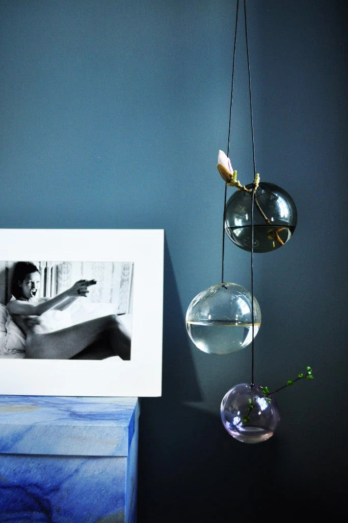 HÄNGENDE BLUMENBLASE, KLEIN, ROSA