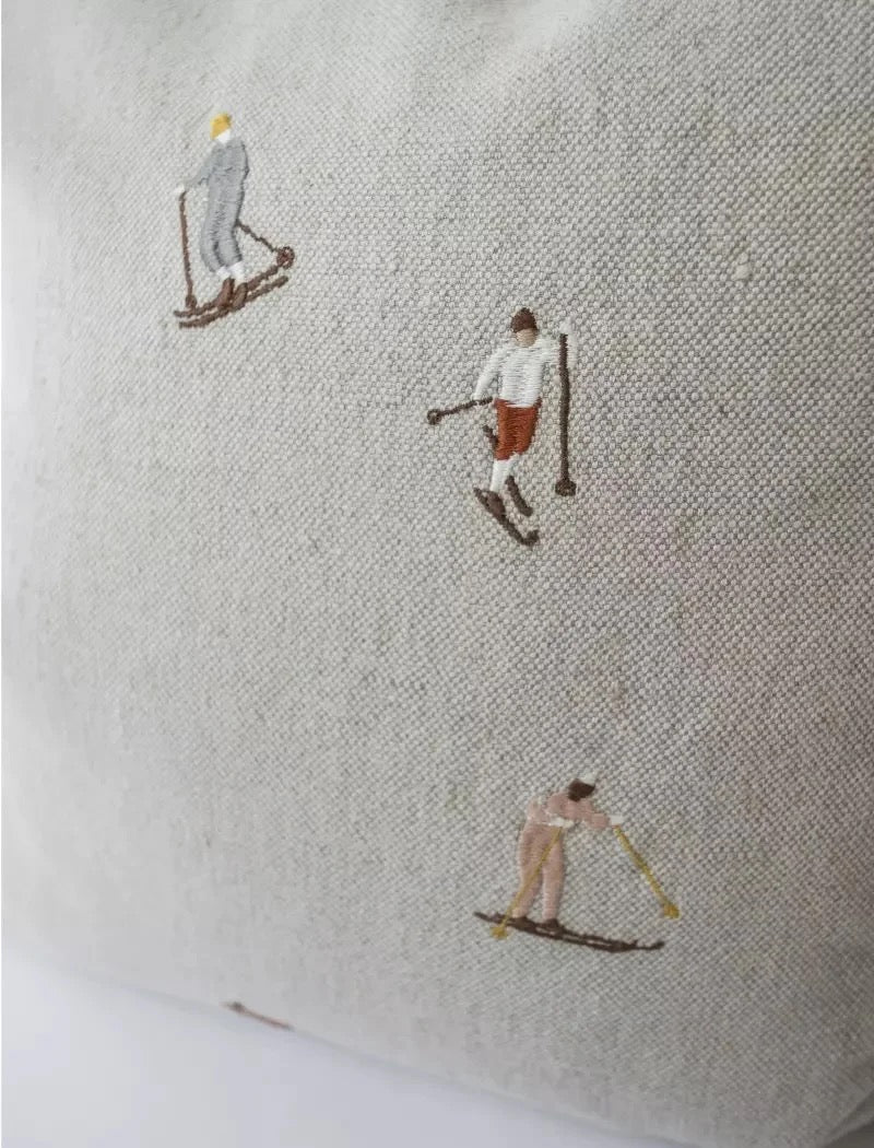 KISSENBEZUG SKIFAHRER