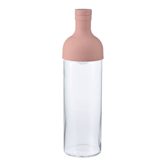 Eistee Glasflasche mit Filter Rosa