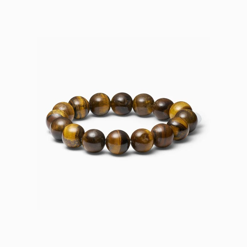 Chunky Tiger Eye | Crystal bracelet