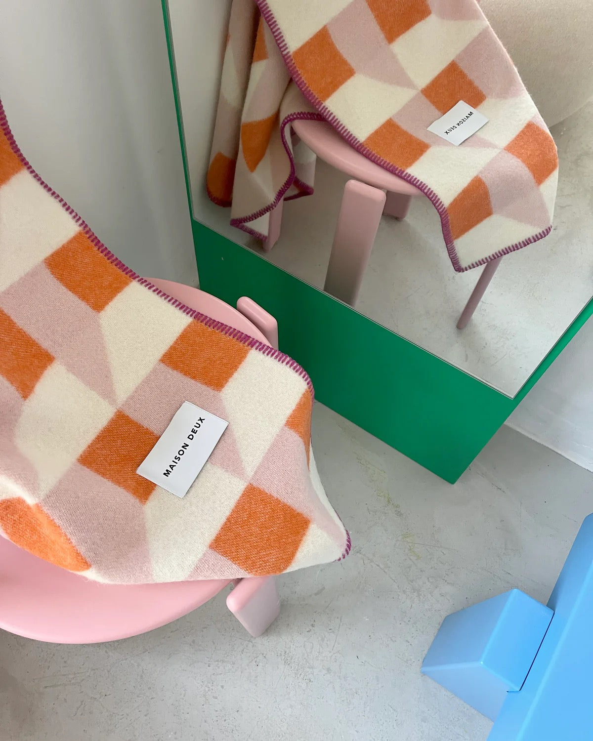 Cubics-Decke Rosa Karotte