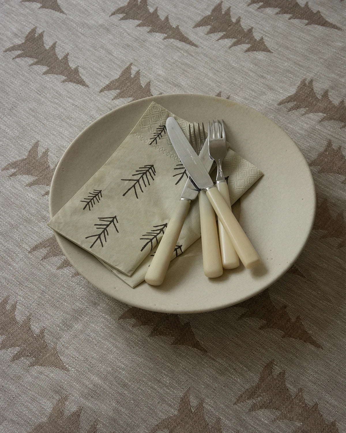 PAPIERSERVIETTEN TALL - SAND 25 STK.