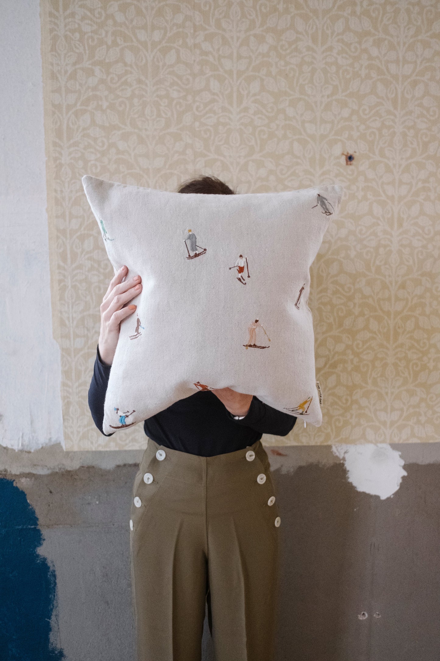 KISSENBEZUG SKIFAHRER