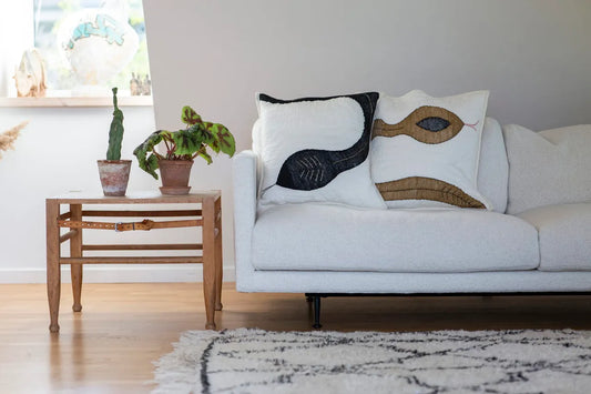 Kissen "Snake Pillow" Schwarz