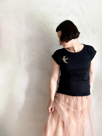 Unperfekt  Perfekt Shirt "BEAUTIFUL"  Shirt Schwarz