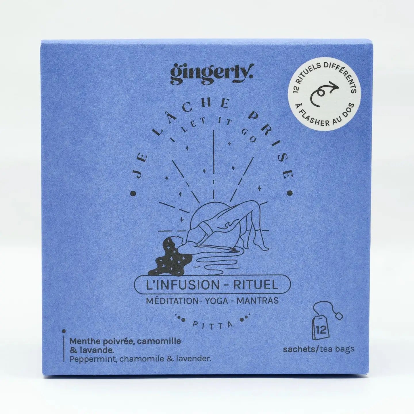 Organische Ritualaufgussbox 12 BEUTEL, ich lasse los