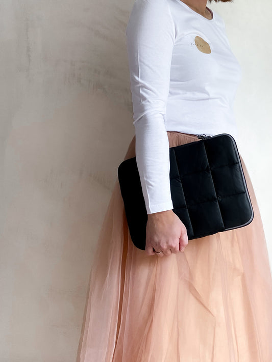 Puffy laptop pouch ''Schwarz''