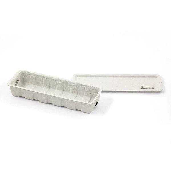 Aufbewahrung Pulp Tool Box aus Pappe STIFTEETUI Grau