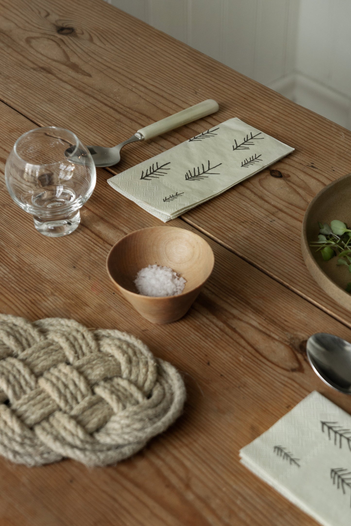 PAPIERSERVIETTEN TALL - SAND 25 STK.