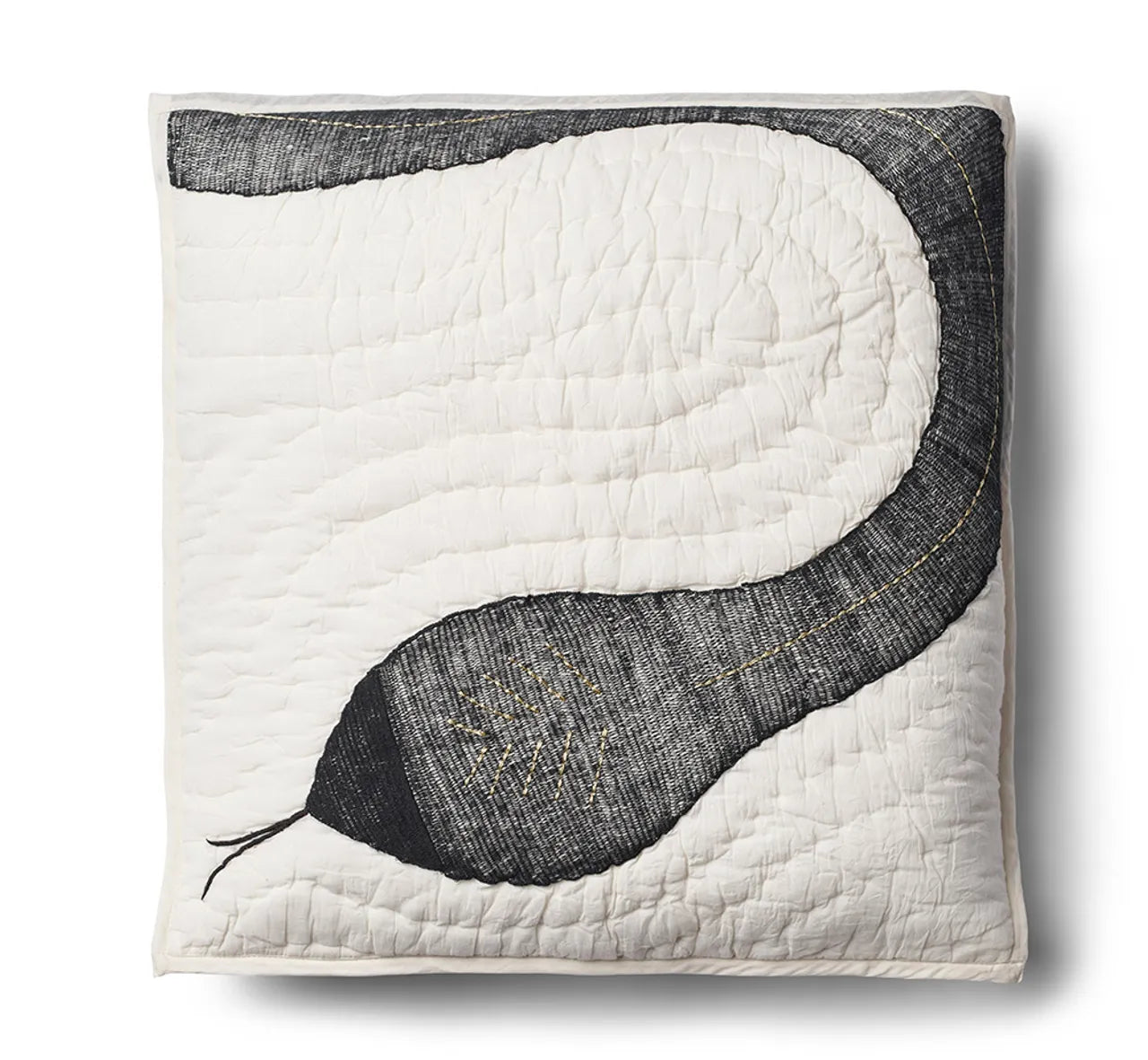 Kissen "Snake Pillow" Schwarz