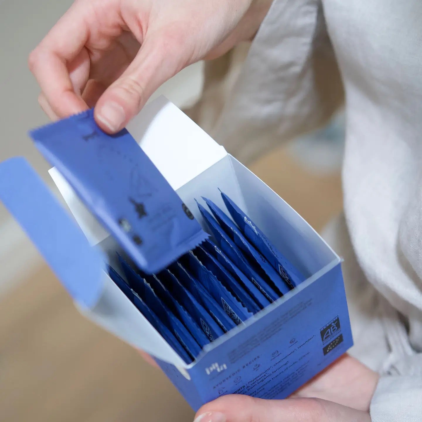 Organische Ritualaufgussbox 12 BEUTEL, ich lasse los