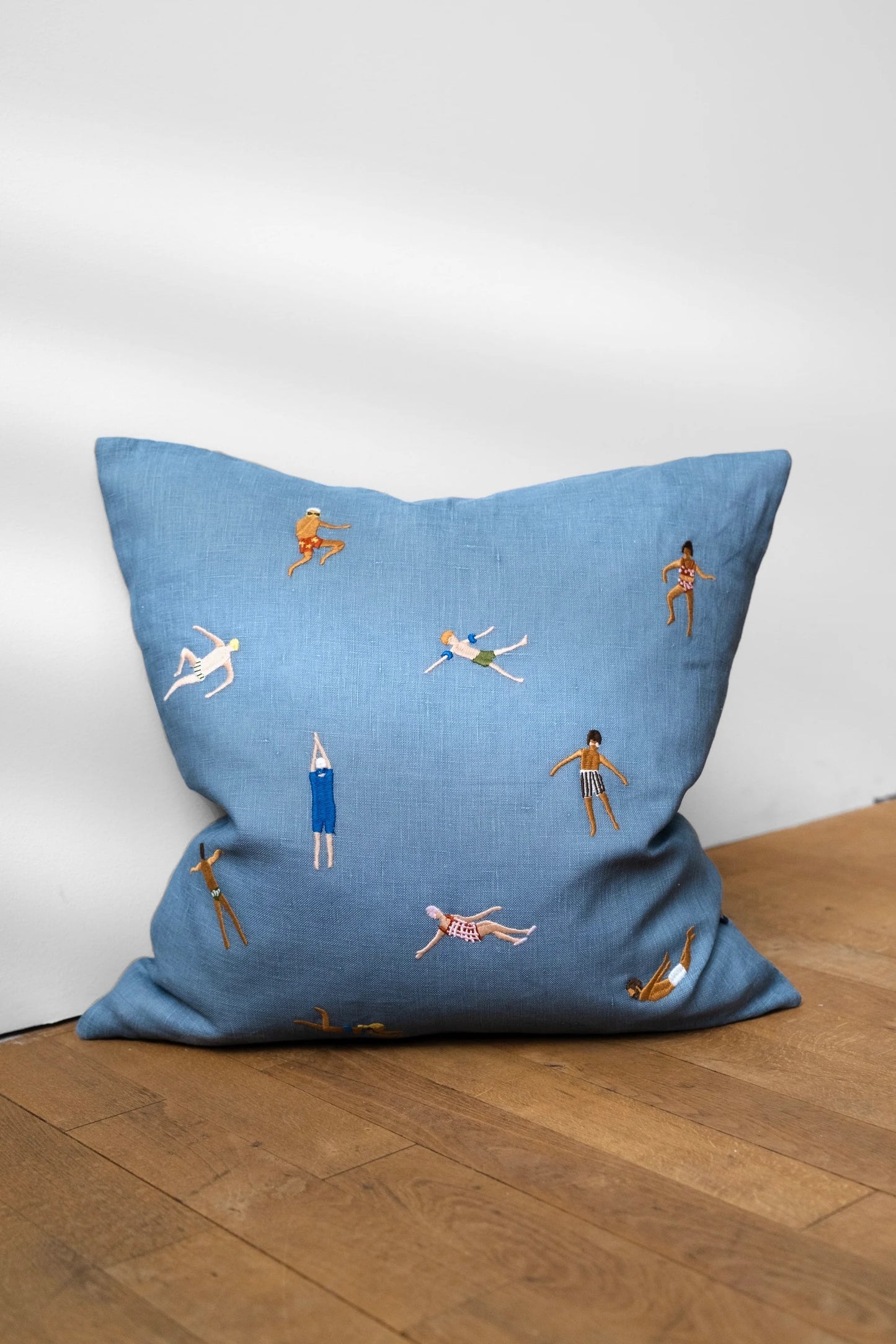 KISSENBEZUG SCHWIMMER - BLAU